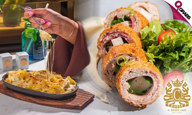 Breakfast, Pizza OR Pasta Set Menu & Open Voucher at C House Café!